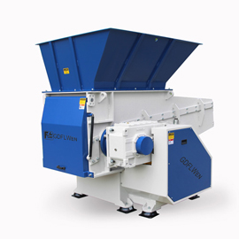 Small single-shaft shredder