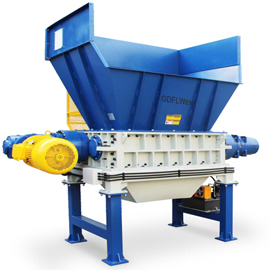 Small double-shaft shredder