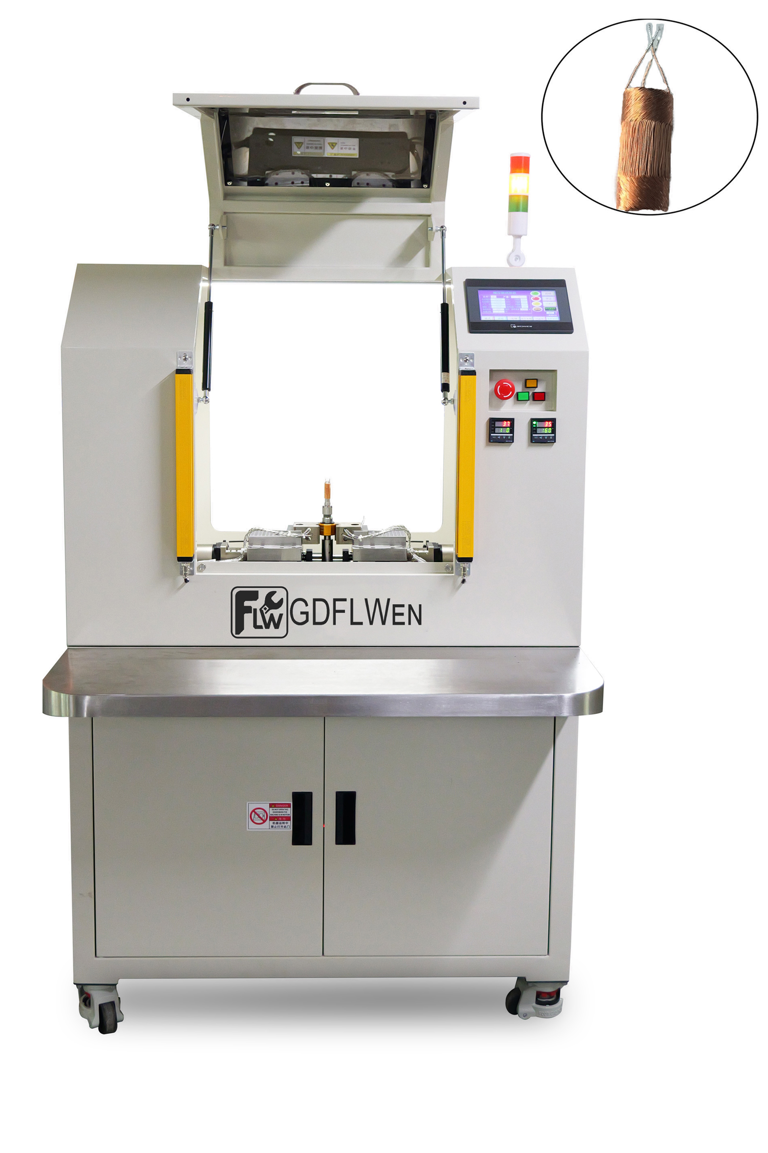 Flat coil precision rolling machine