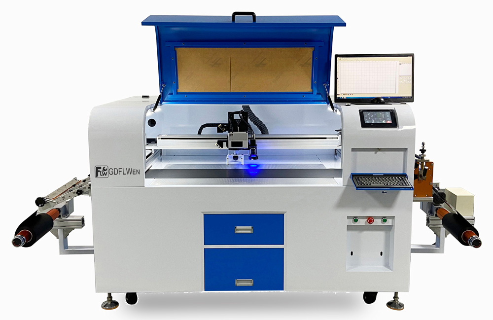 Dual-flying galvanometer laser cutting machine